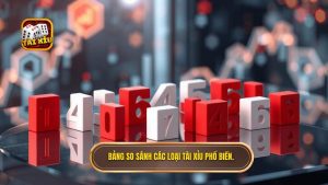 3. Bảng so sánh các loại tài xỉu phổ biến.