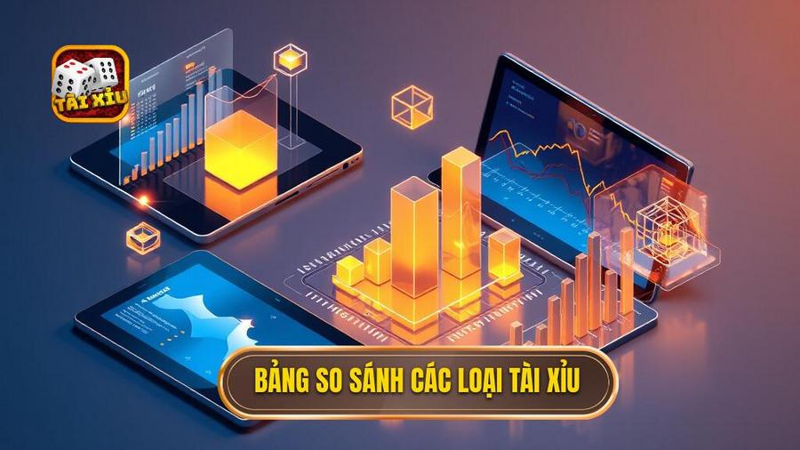 3. Bảng so sánh các loại tài xỉu