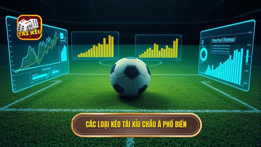 3. Các loại kèo Tài xỉu châu Á phổ biến