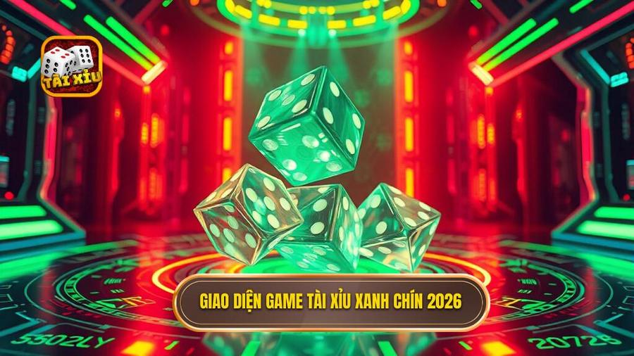 Giao diện game Tài Xỉu xanh chín 2026