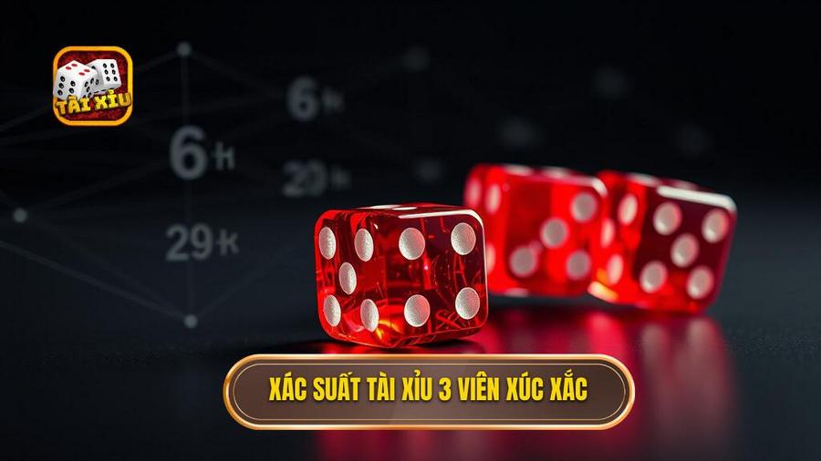 Phân tích xác suất trong tài xỉu 3 viên xúc xắc